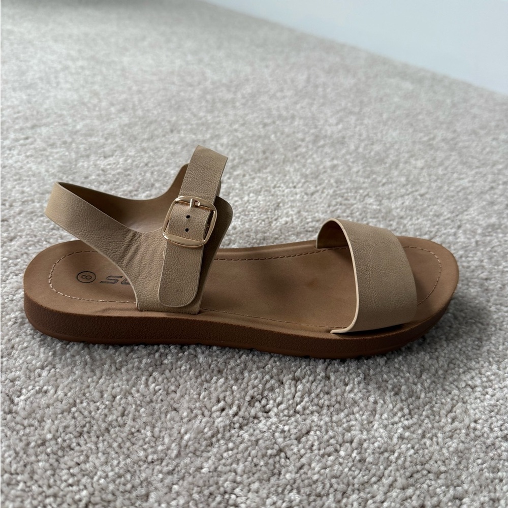 Soda Tan Sandals - Picture 2 of 7